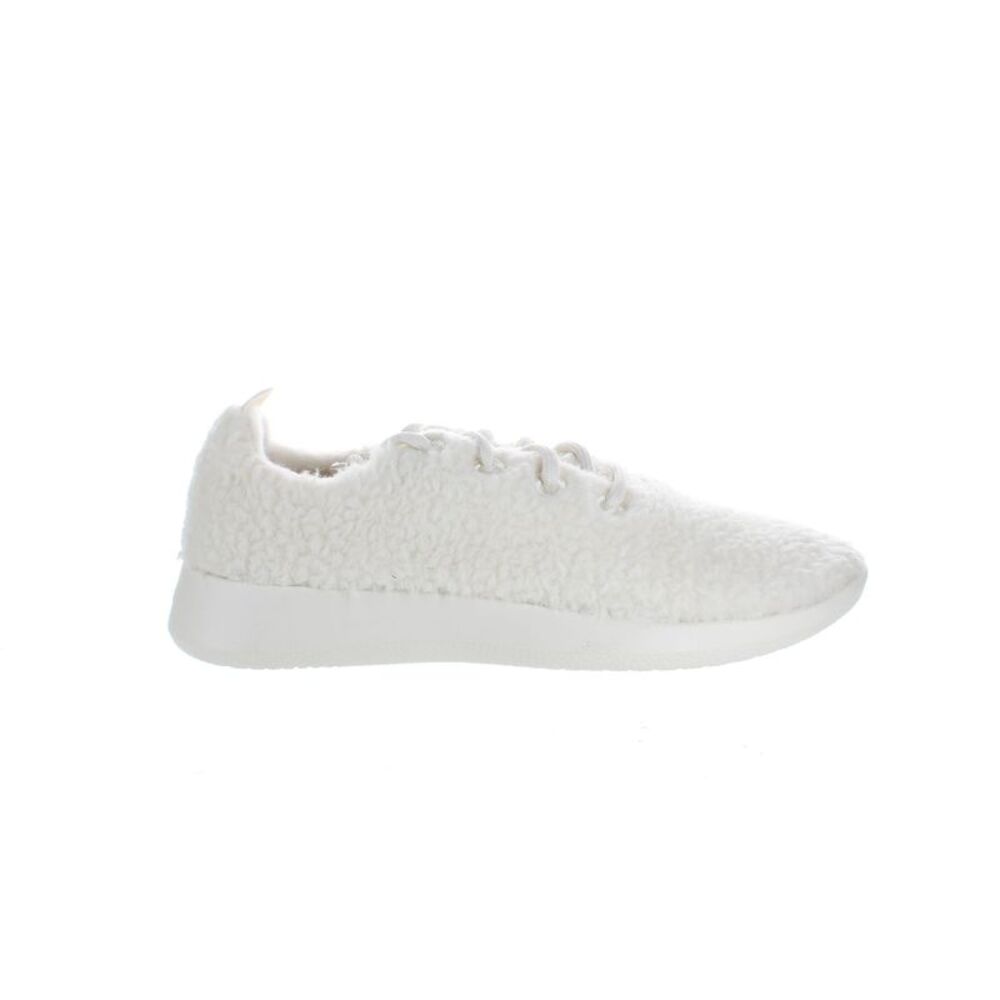 Allbirds Mens Wool Runner Fluff White Running Shoes Size 9 Medium (D, M)